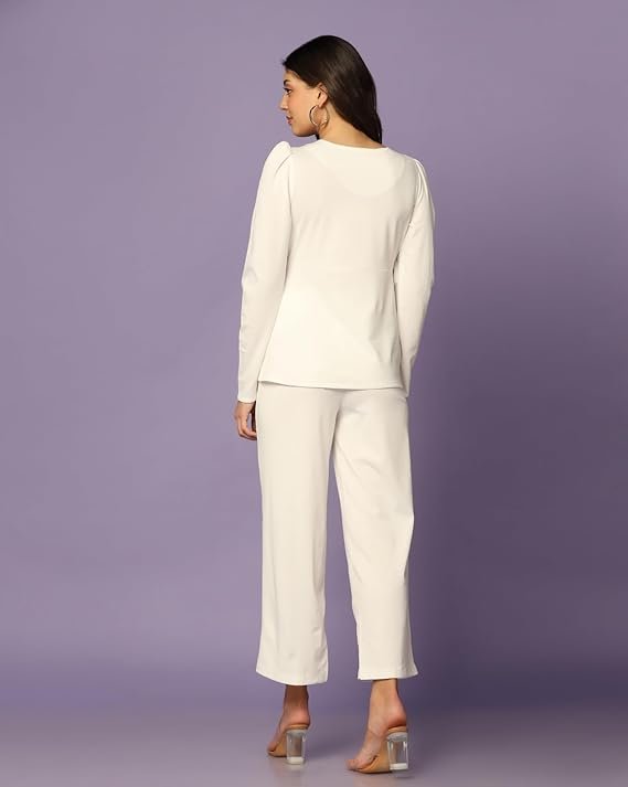 Leriya Fashion Co-ord Set for Women Stylish Lycra Cotton | Western Summer Dress for Woman | Trendy Summer Casual Travel Outfit | A Line Dresses for Women | Western Stylish Midi Party Dress Outfits - Image 3