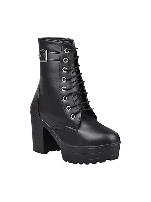 Shoetopia Women's Block Heel Boots - Image 6