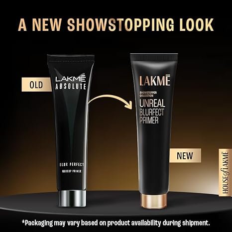 Lakme Unreal Blurfect Primer- Mini, Blurs Pores, Mattifies & Absorbs Excess Oil - Non Sticky skin, Lightweight & Waterproof, Long Lasting Makeup, 10ml - Image 3