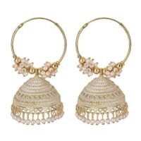 Shining Diva Fashion Latest Stylish Traditional Hoop Jhumki Earrings for Women & Girls
