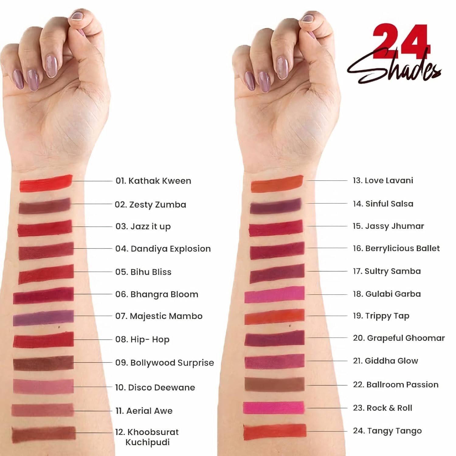 MARS Creamy Matte Long Lasting Lipstick for Women | Creamy Lipstick | Single Swipe Application | Smooth & Light Weight (3.2 gm) (02-Zesty Zumba) - Image 6