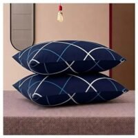 MINIMART Microfiber Pillows Set 2, Soft Adjustable Pillow for Sleeping - 16 x 24 Inches -Blue (2, Blue, King (U.K. Standard S0-2