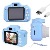 BuyLuxe Mini HD digital camera for kids with photo and video recording, rechargeable battery and lightweight portable design