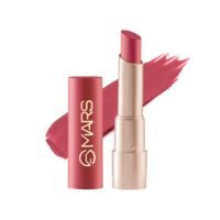 MARS Creamy Matte Long Lasting Lipstick for Women | Creamy Lipstick | Single Swipe Application | Smooth & Light Weight (3.2 gm) (06-Bhangra Bloom)